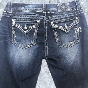 Miss Me Bling JE8015E2R Easy Boot Jeans Size 32